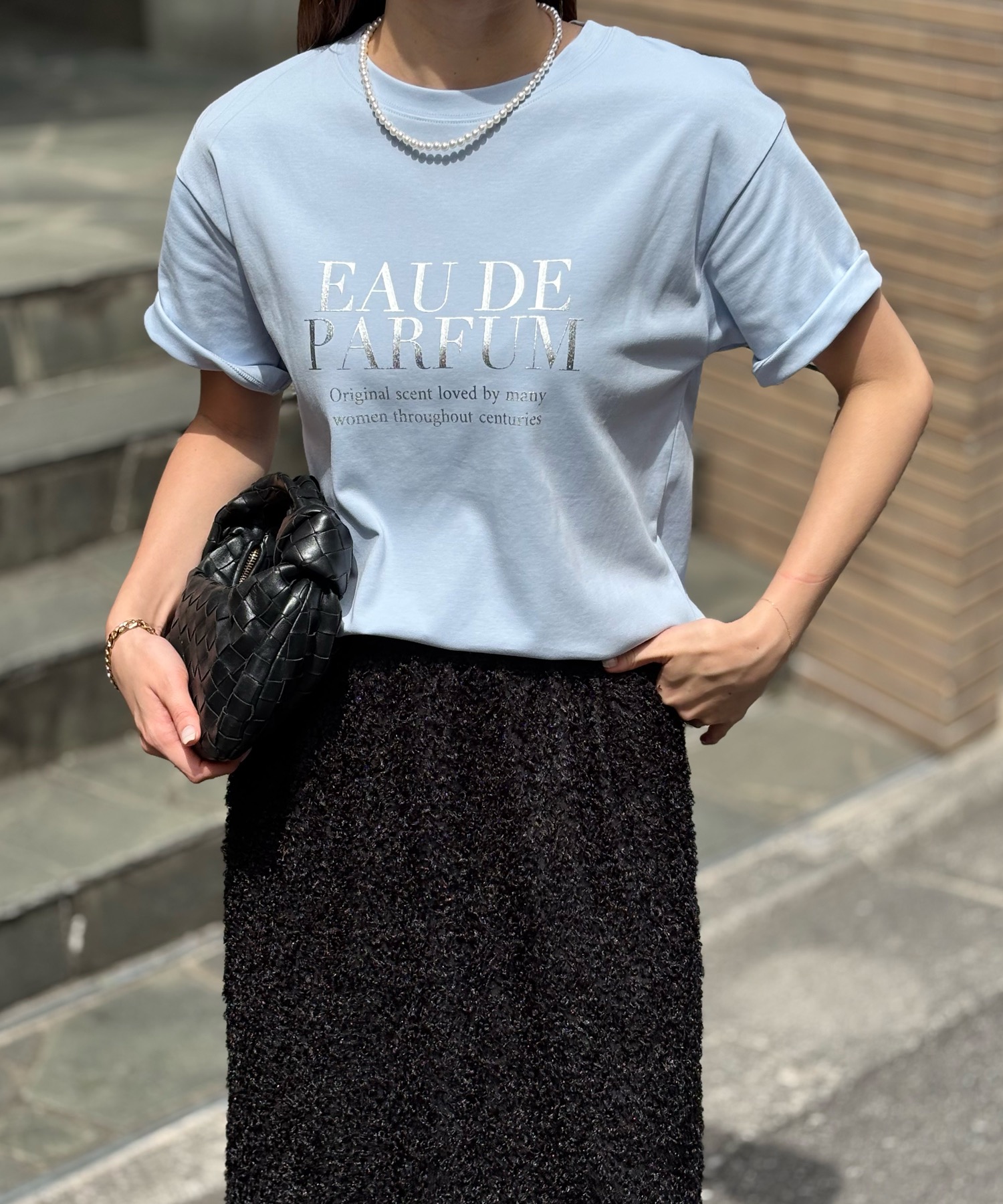 新色追加！】シルクタッチスムース大人ロゴプリントTシャツ Emma