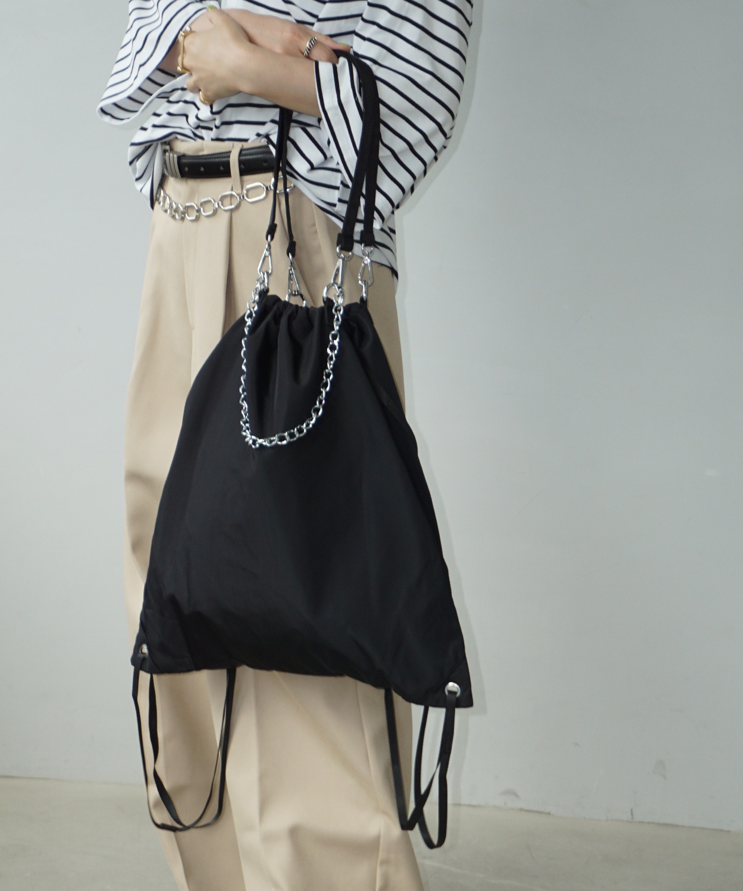 チェーンアクセント 2wayバッグ cha25s033-ファッション通販サイト