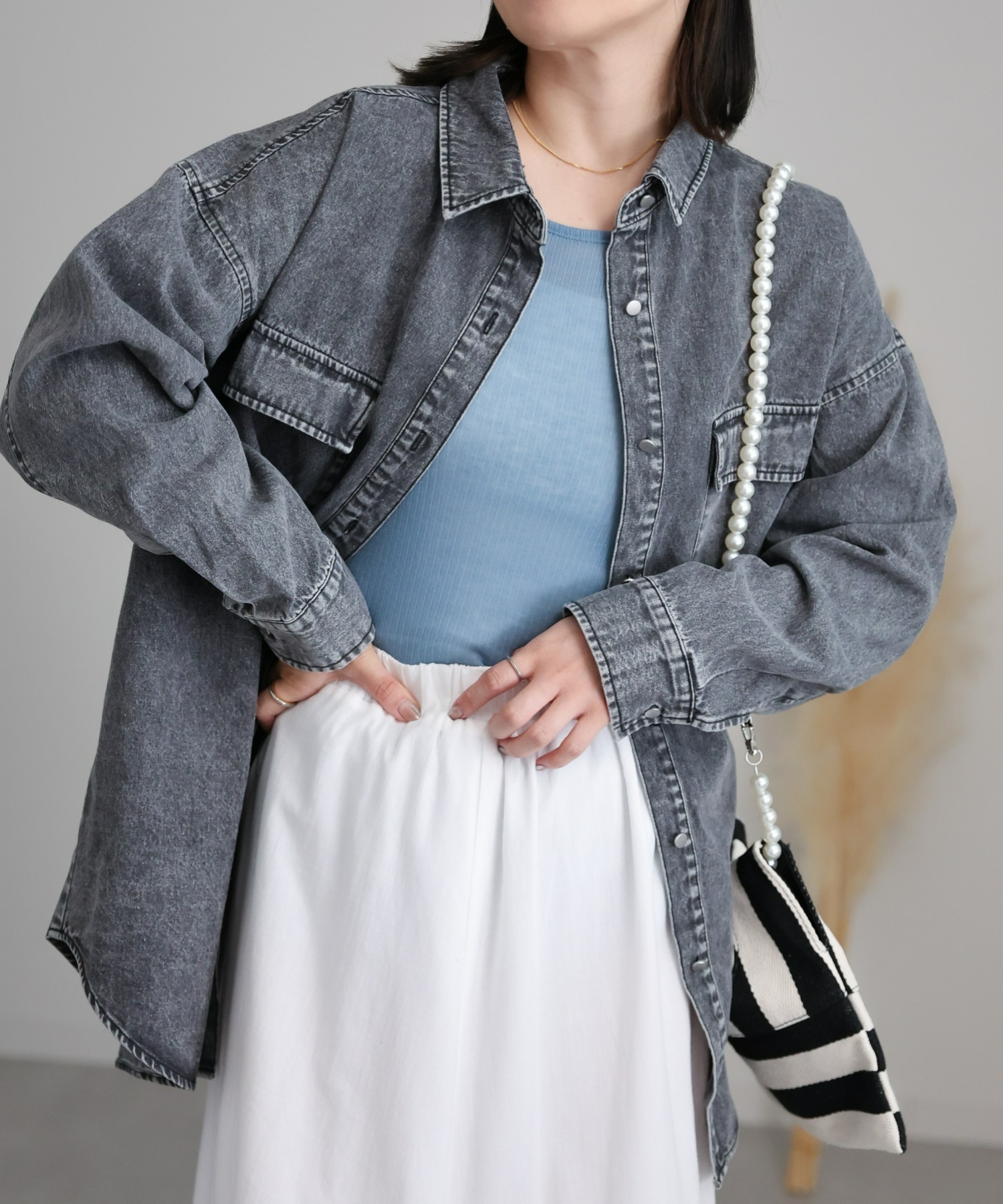 model:162㎝　着用サイズ:FREE