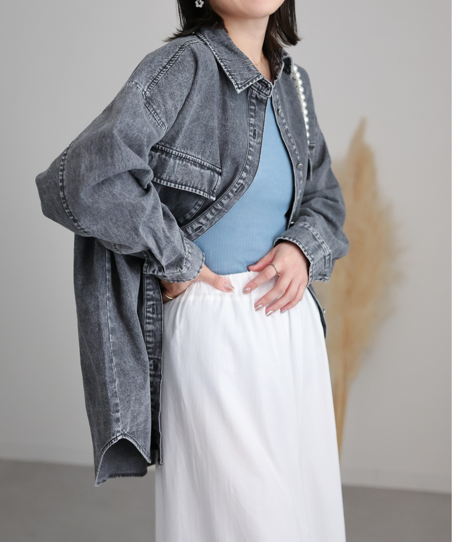 model:162㎝　着用サイズ:FREE