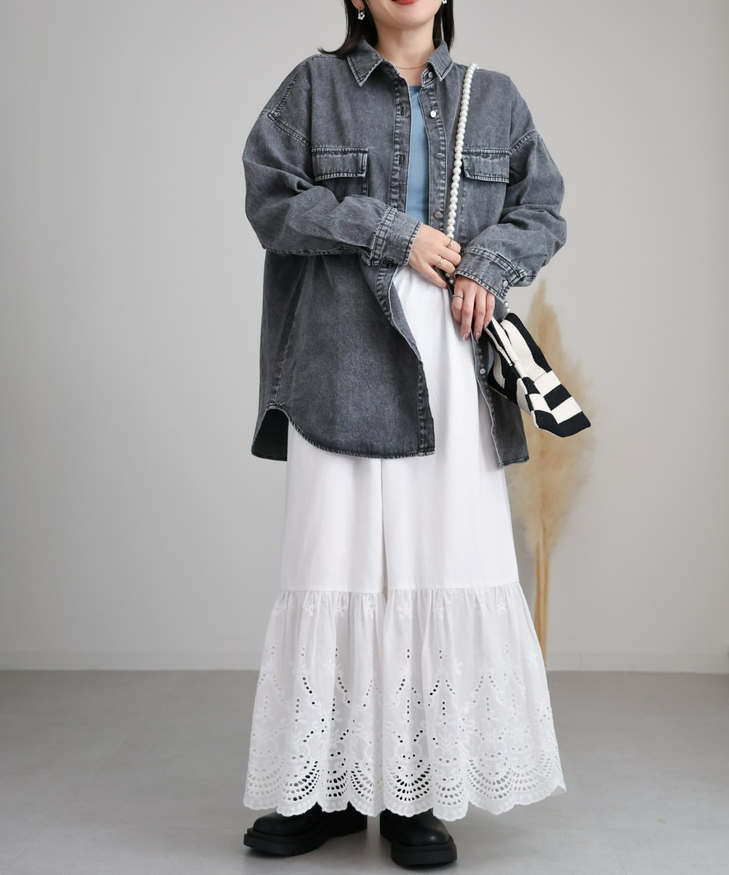 model:162㎝　着用サイズ:FREE