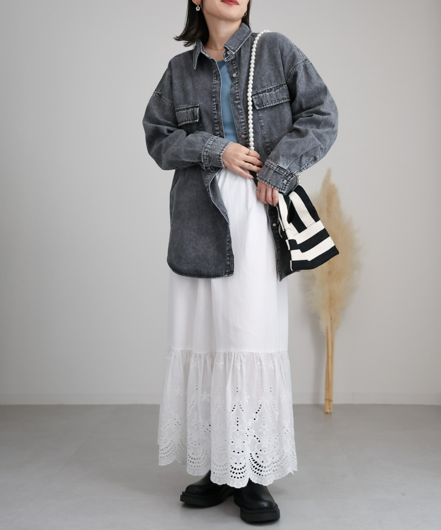 model:162㎝　着用サイズ:FREE