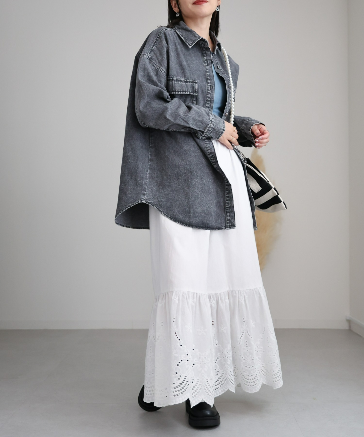 model:162㎝　着用サイズ:FREE