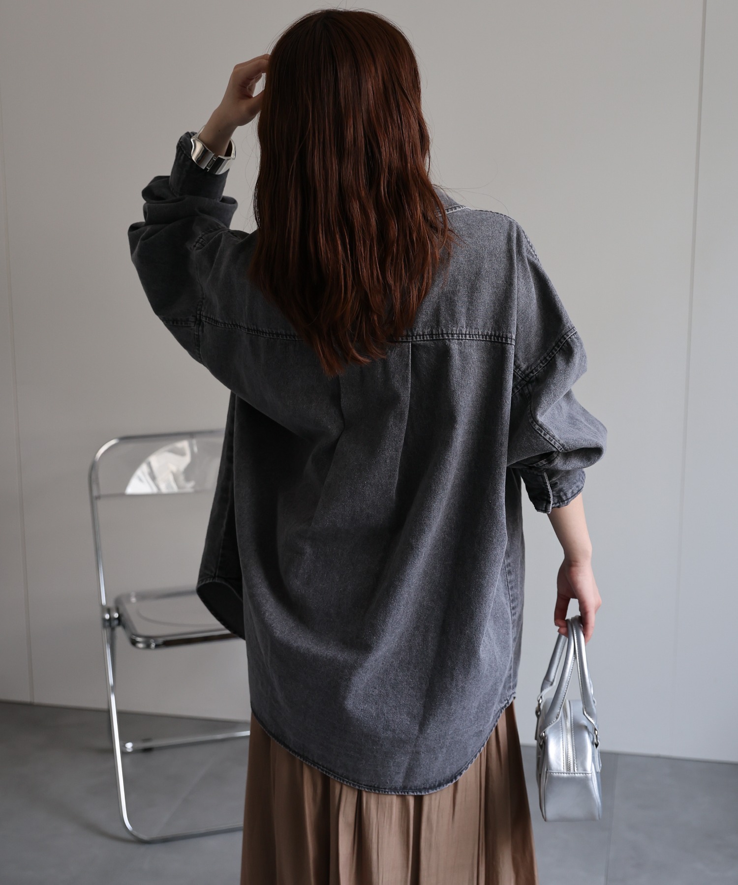 model:156㎝　着用サイズ:FREE