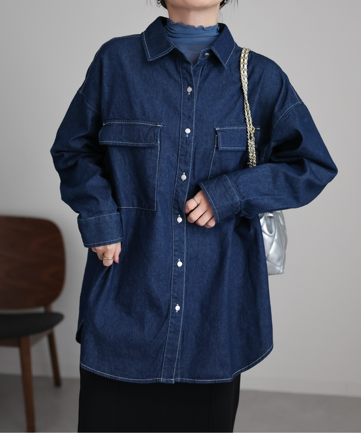 model:162㎝　着用サイズ:FREE