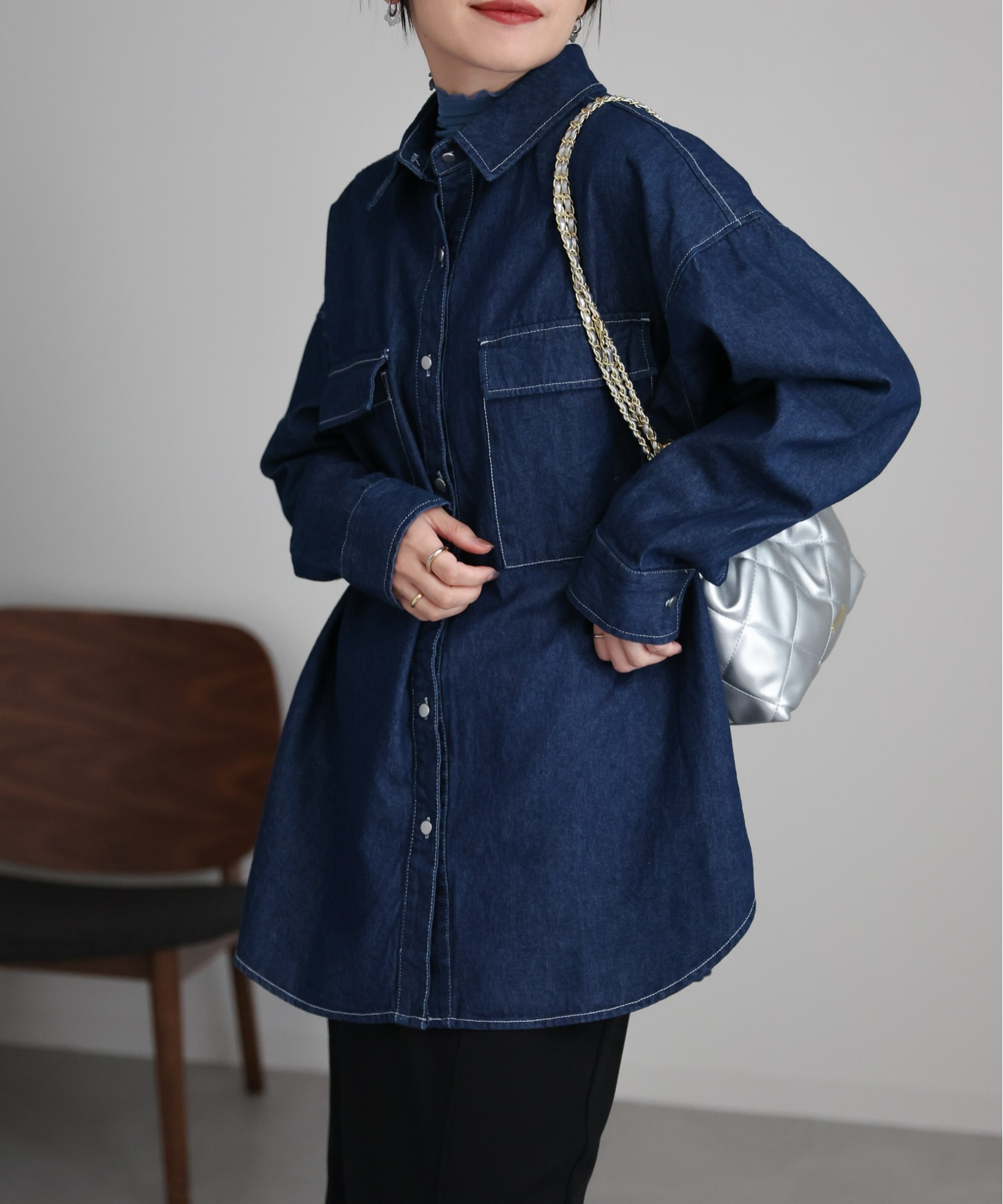 model:162㎝　着用サイズ:FREE