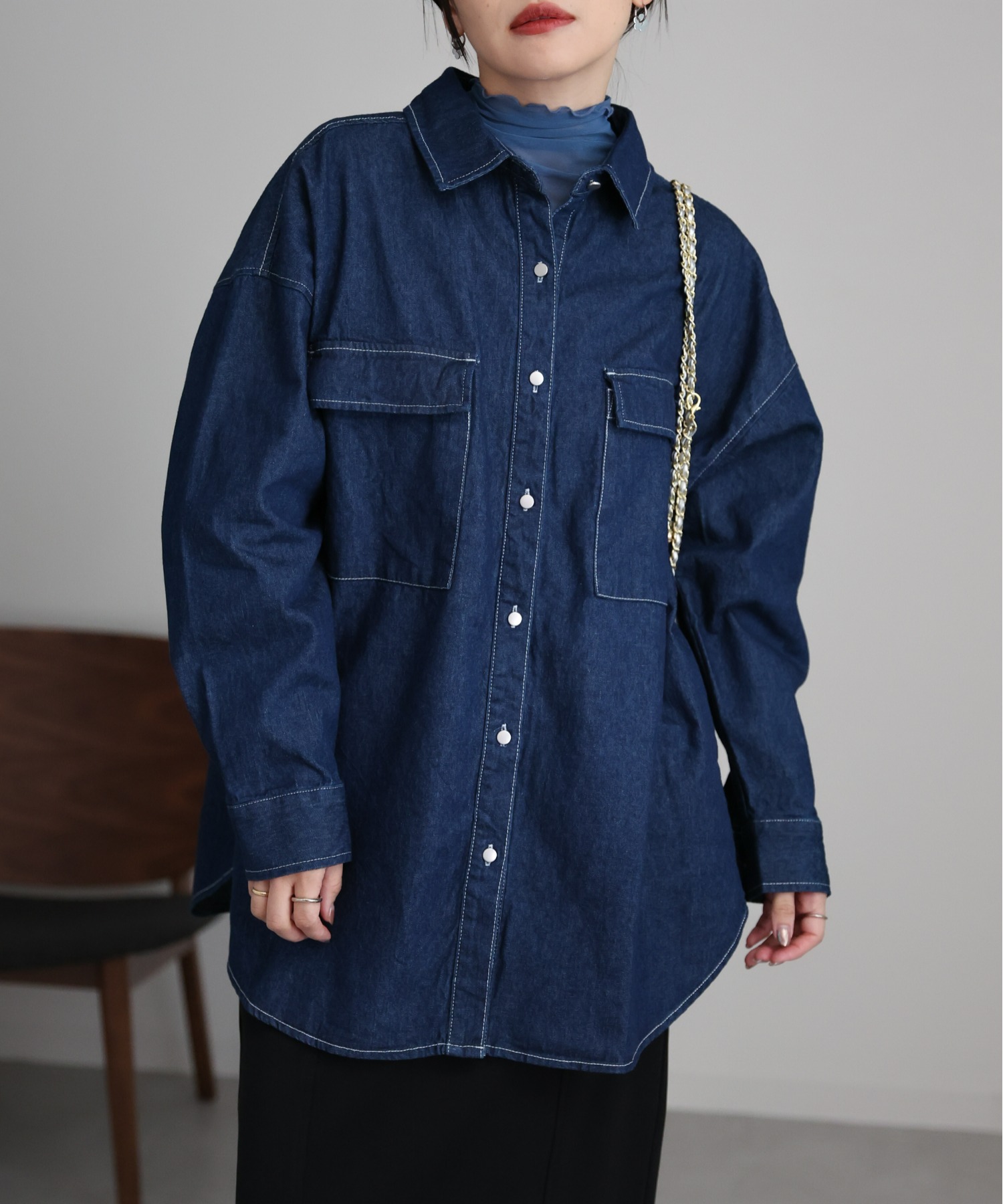 model:162㎝　着用サイズ:FREE