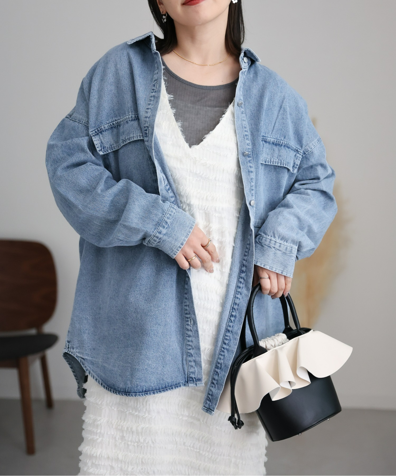 model:162㎝　着用サイズ:FREE