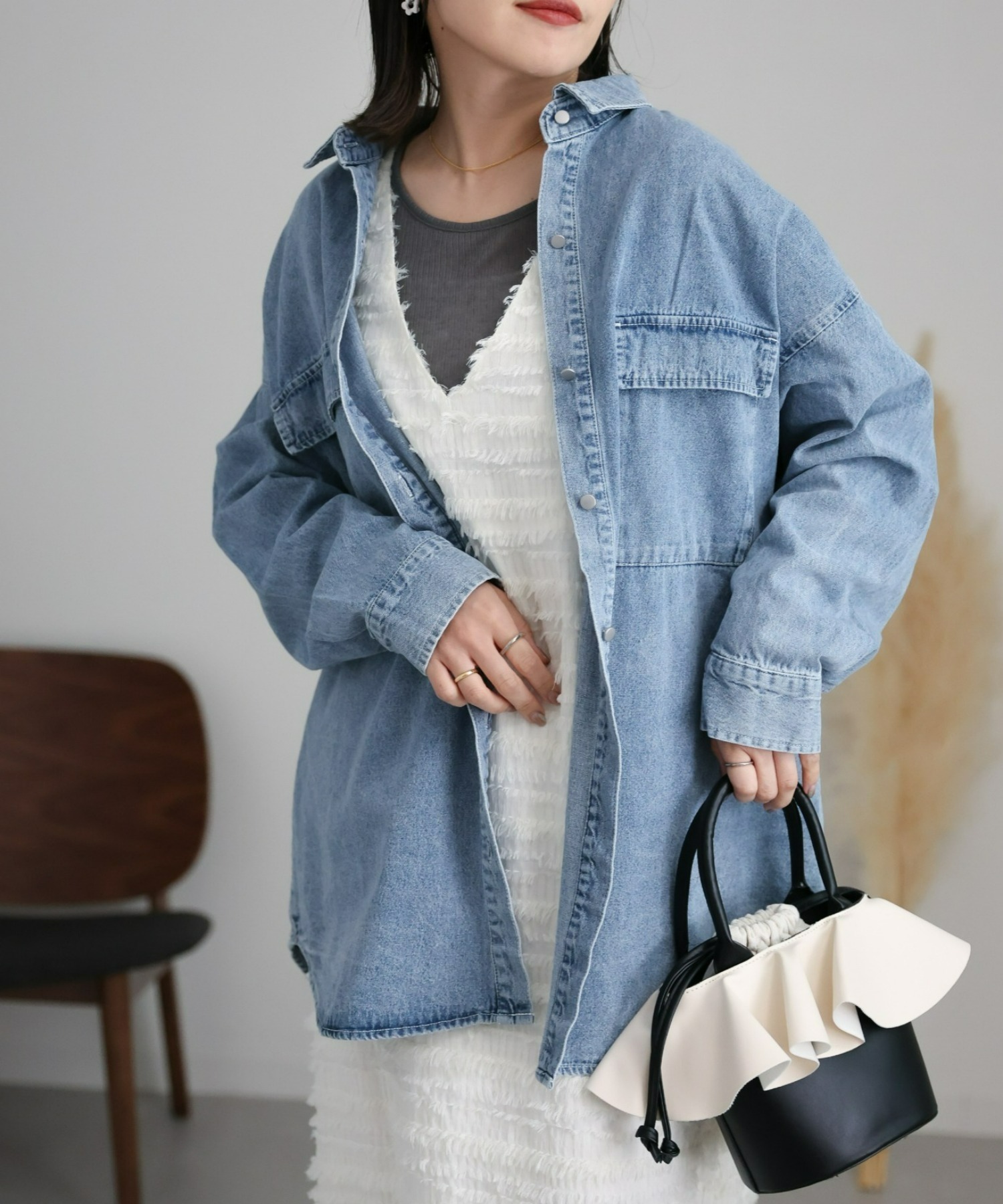 model:162㎝　着用サイズ:FREE