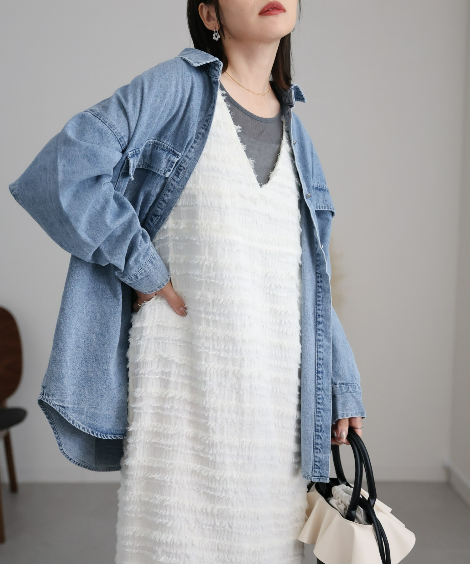 model:162㎝　着用サイズ:FREE