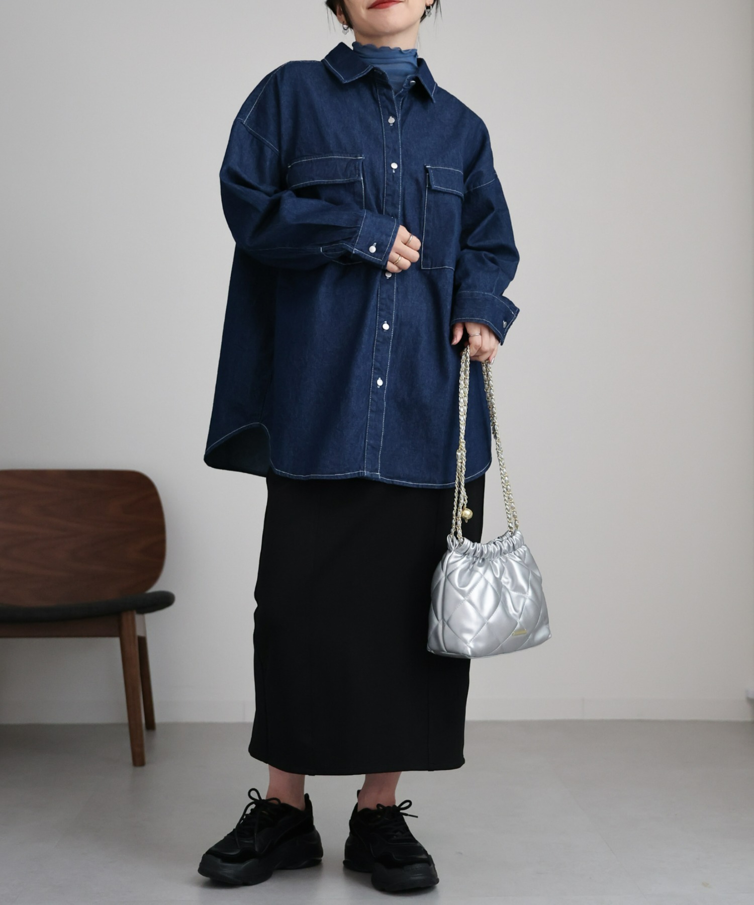 model:162㎝　着用サイズ:FREE