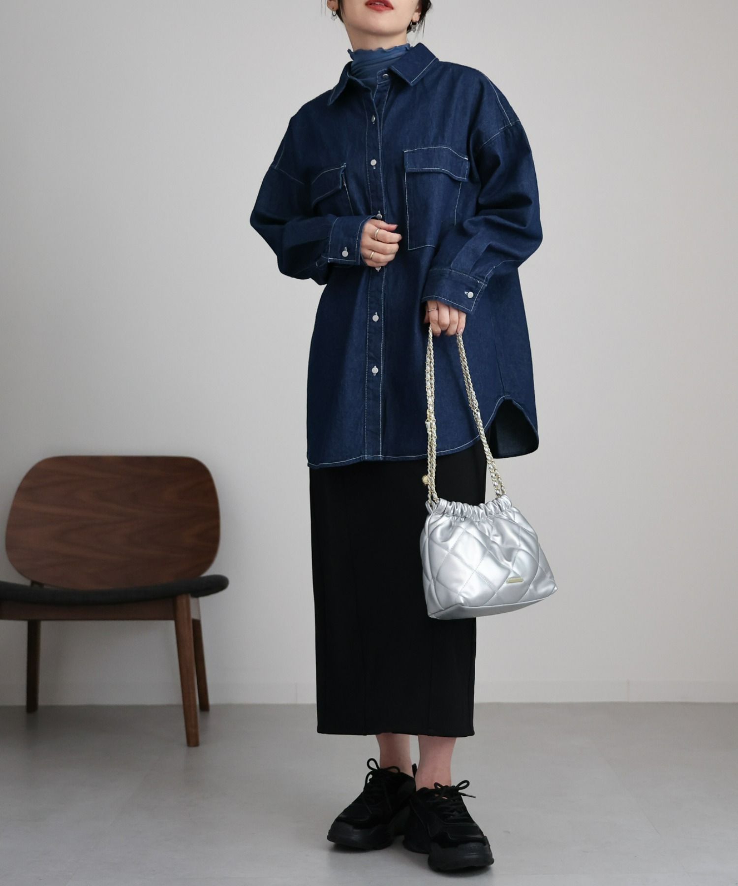 model:162㎝　着用サイズ:FREE