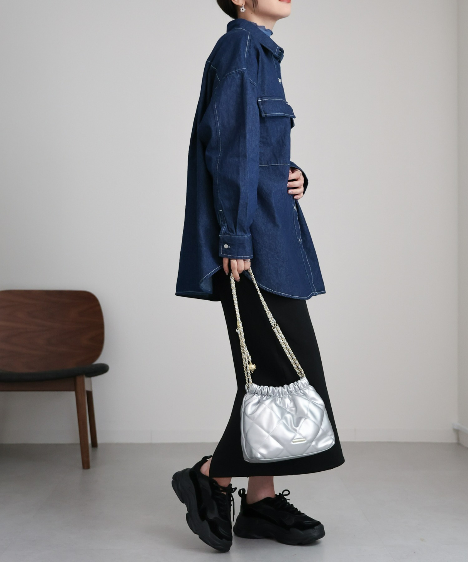 model:162㎝　着用サイズ:FREE