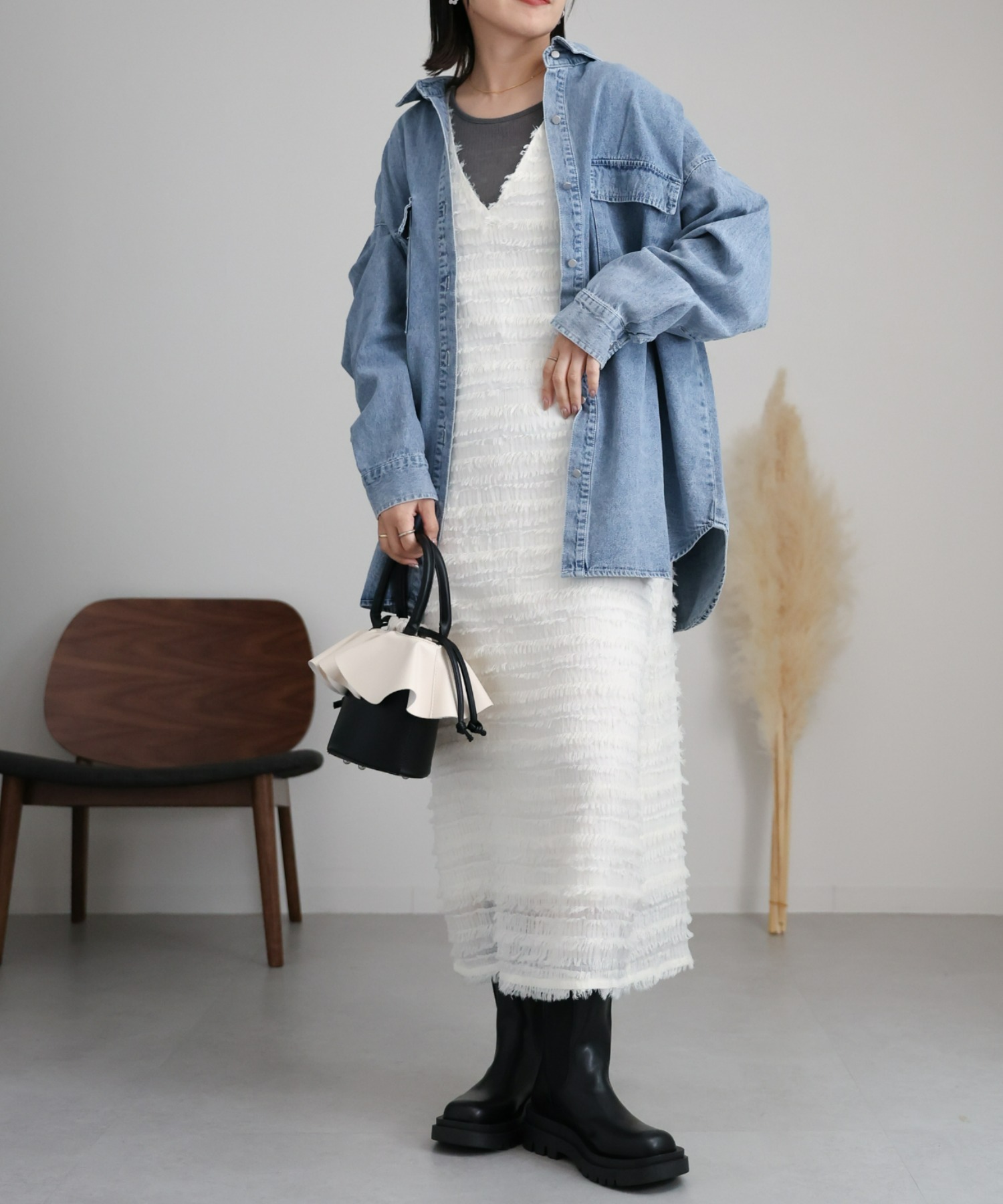 model:162㎝　着用サイズ:FREE