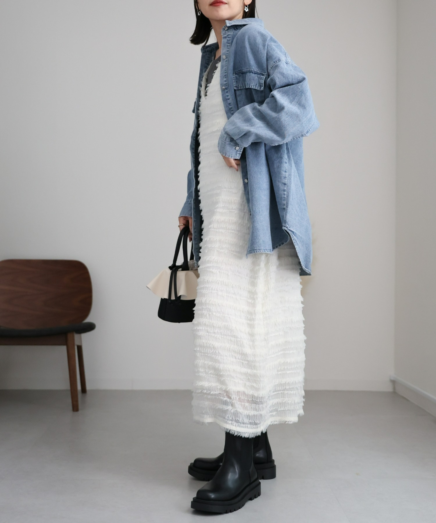 model:162㎝　着用サイズ:FREE