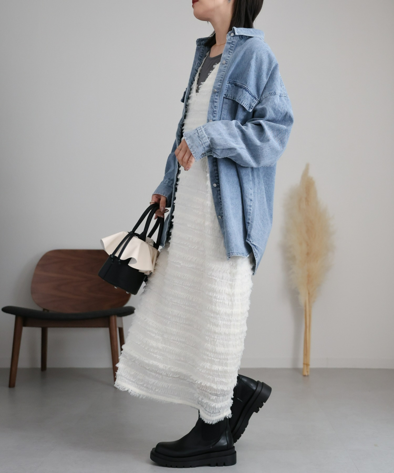 model:162㎝　着用サイズ:FREE