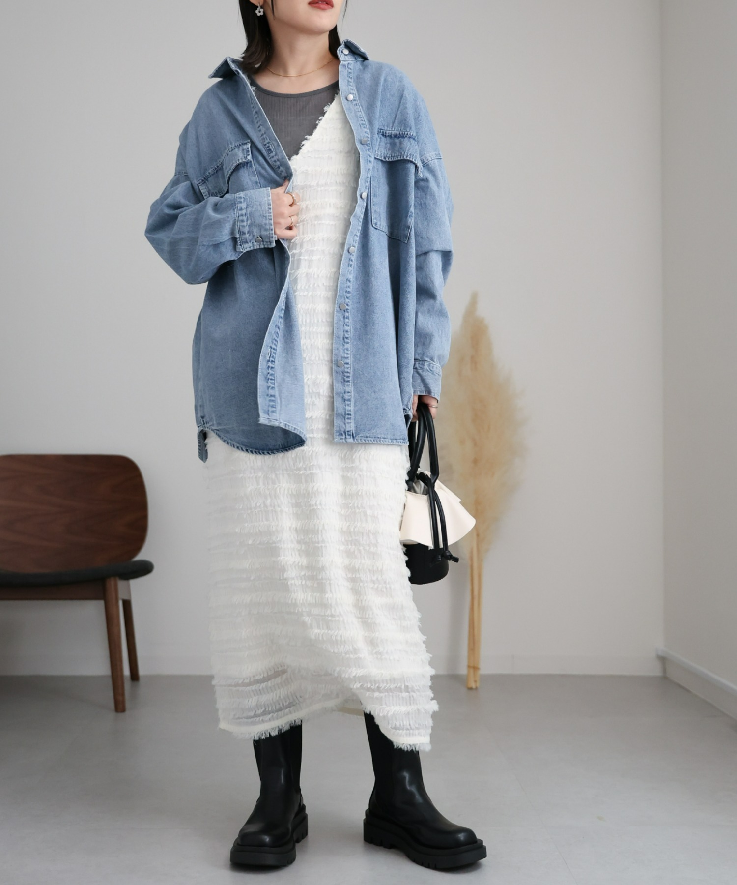 model:162㎝　着用サイズ:FREE