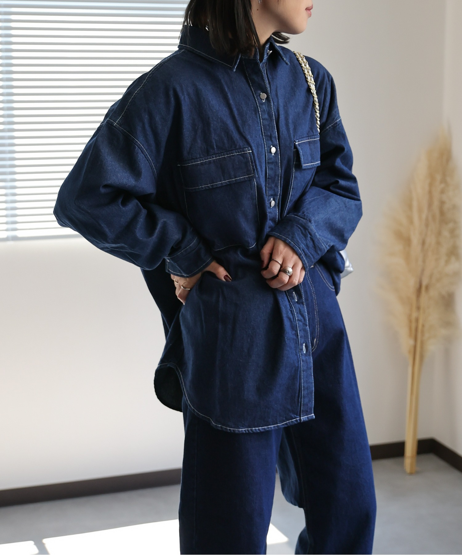 model:162㎝　着用サイズ:FREE
