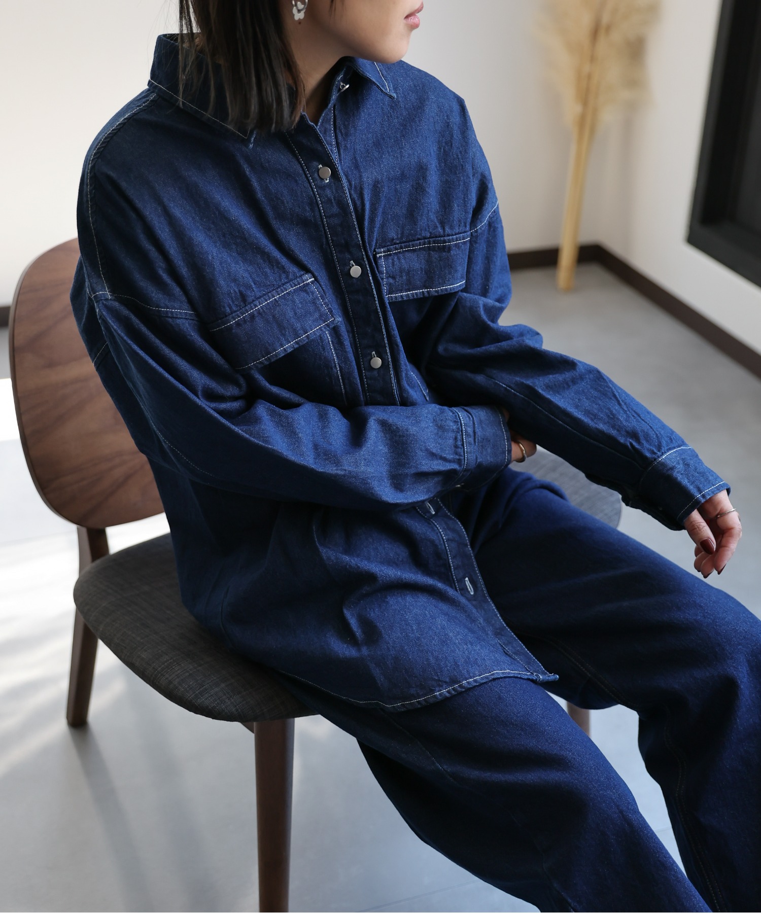 model:162㎝　着用サイズ:FREE