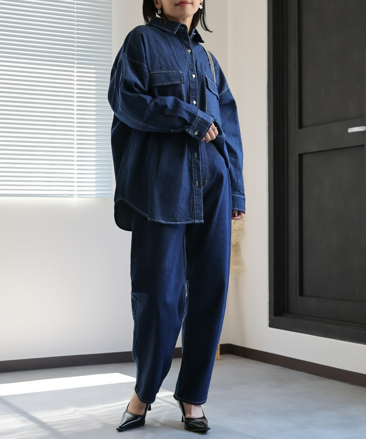 model:162㎝　着用サイズ:FREE