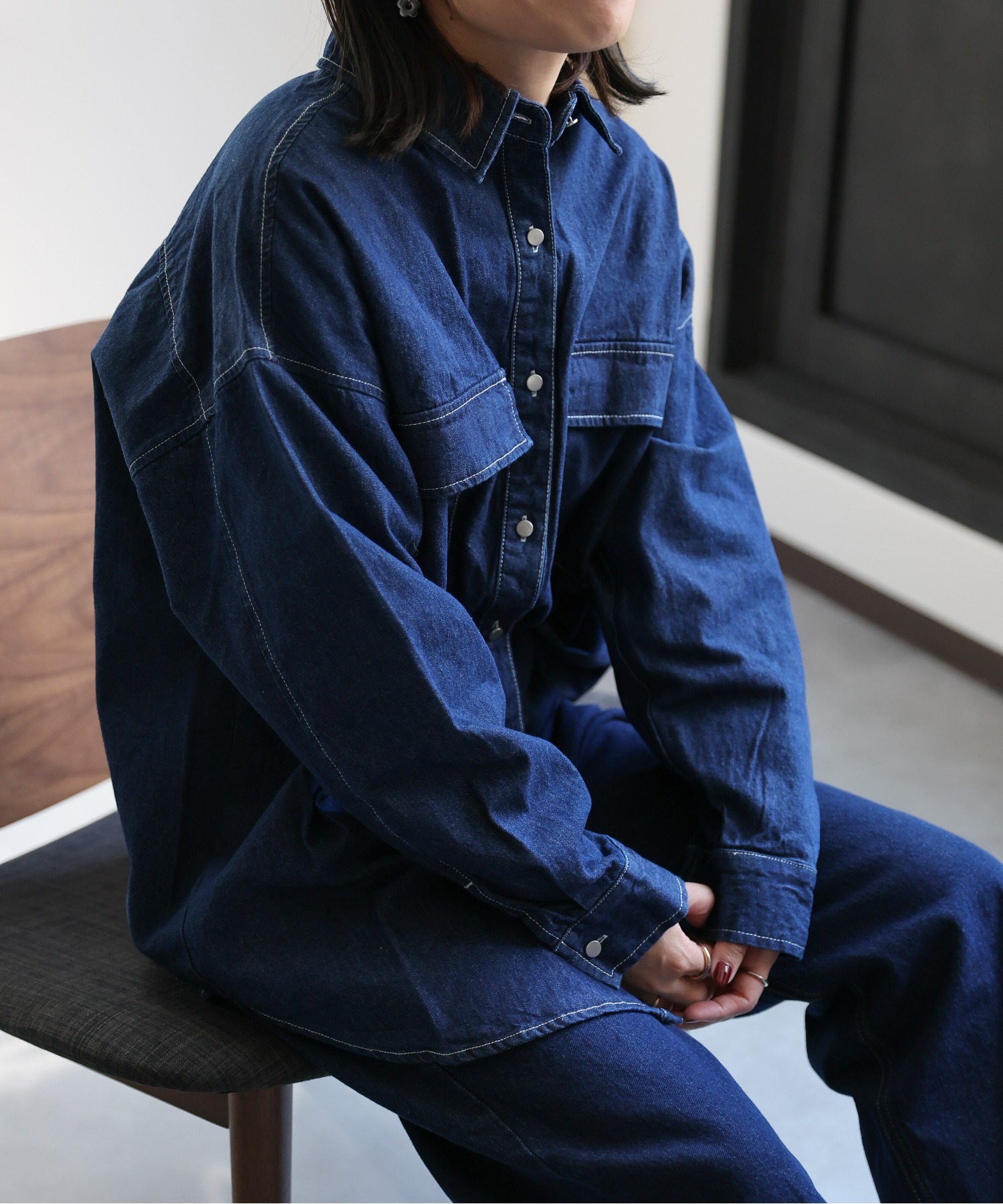 model:162㎝　着用サイズ:FREE