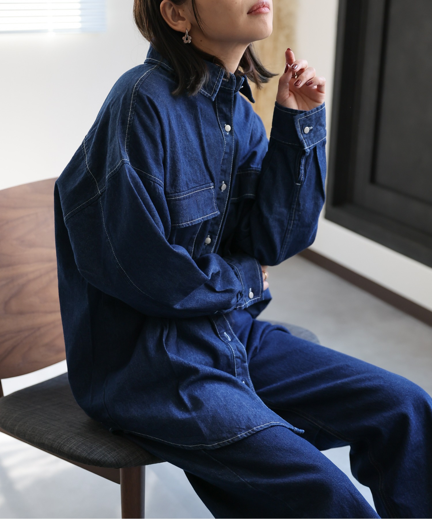 model:162㎝　着用サイズ:FREE
