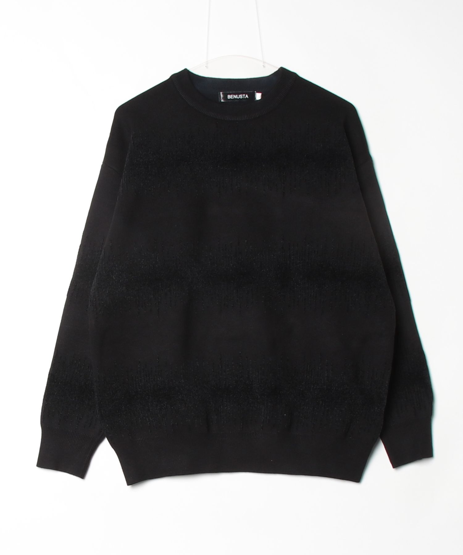A'GEM/9 × .kom 『BENUSTA/ベヌスタ』 Shadow Texture Jacquard Knit