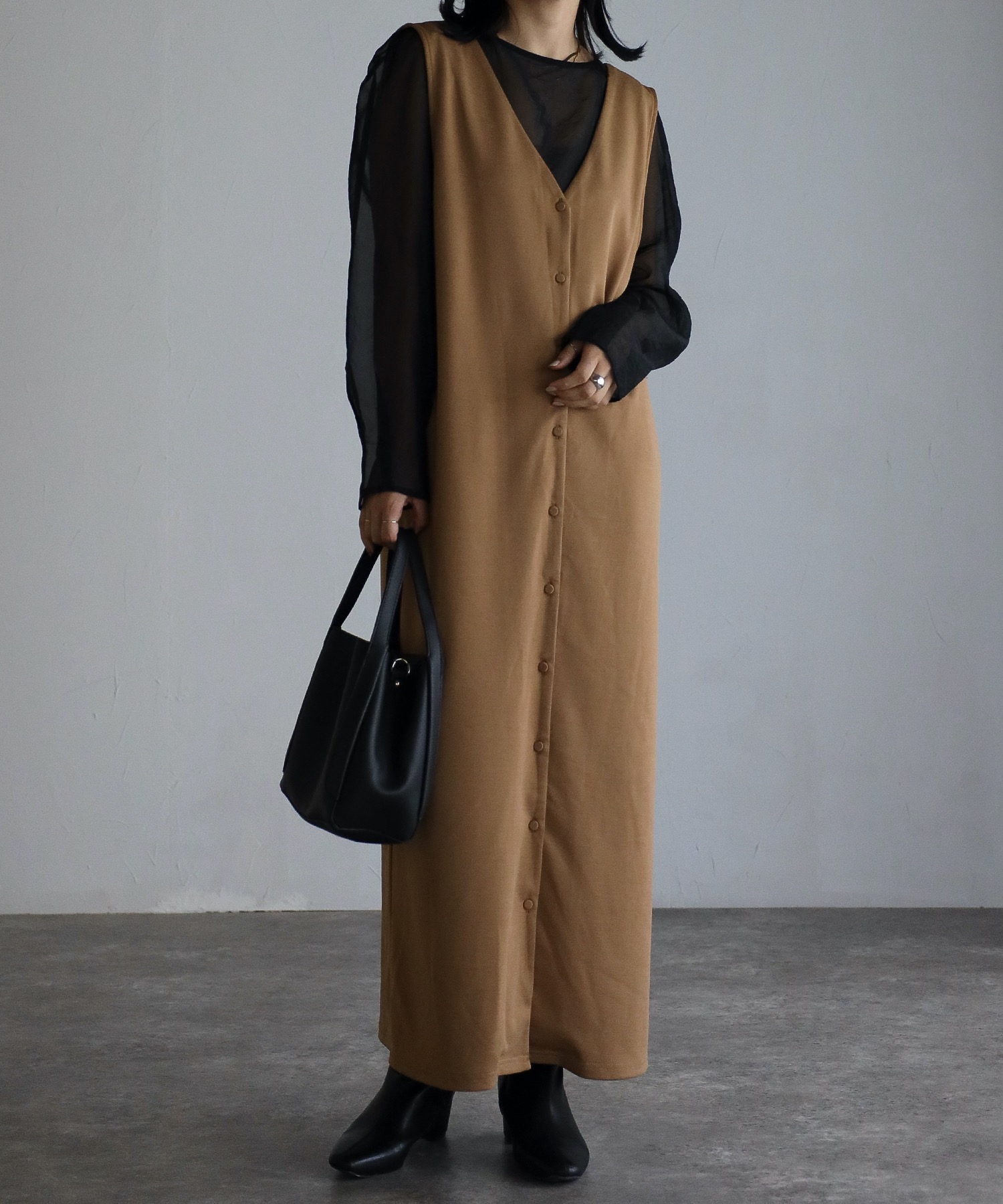 model:162cm  着用サイズ:FREE