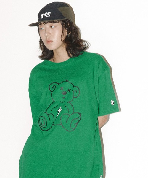 A'GEM/9 × .kom『ISTKUNST/イストクンスト』THUNDER BEAR TEE