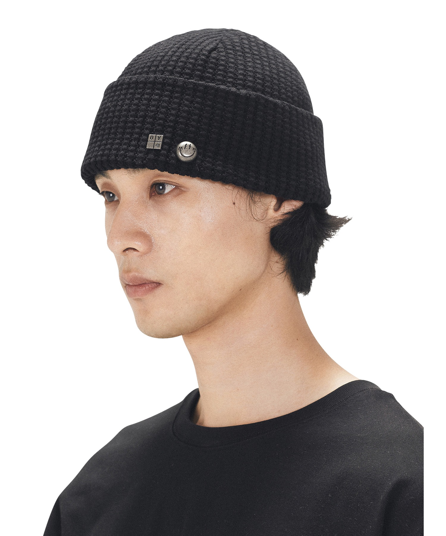 OY/オーワイ』 SMILE CUBE RIVET WAFFLE BEANIE/ワッフル ビーニー OY