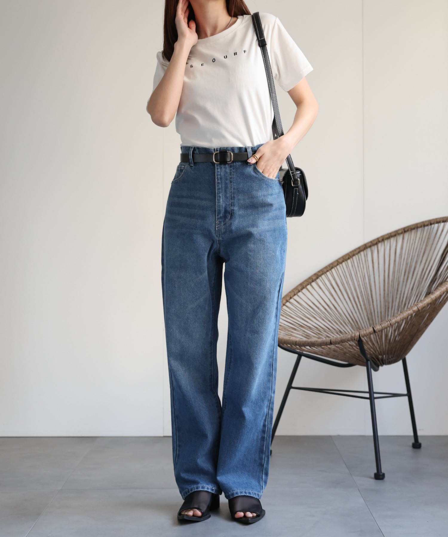 model：162cm 着用サイズ：F