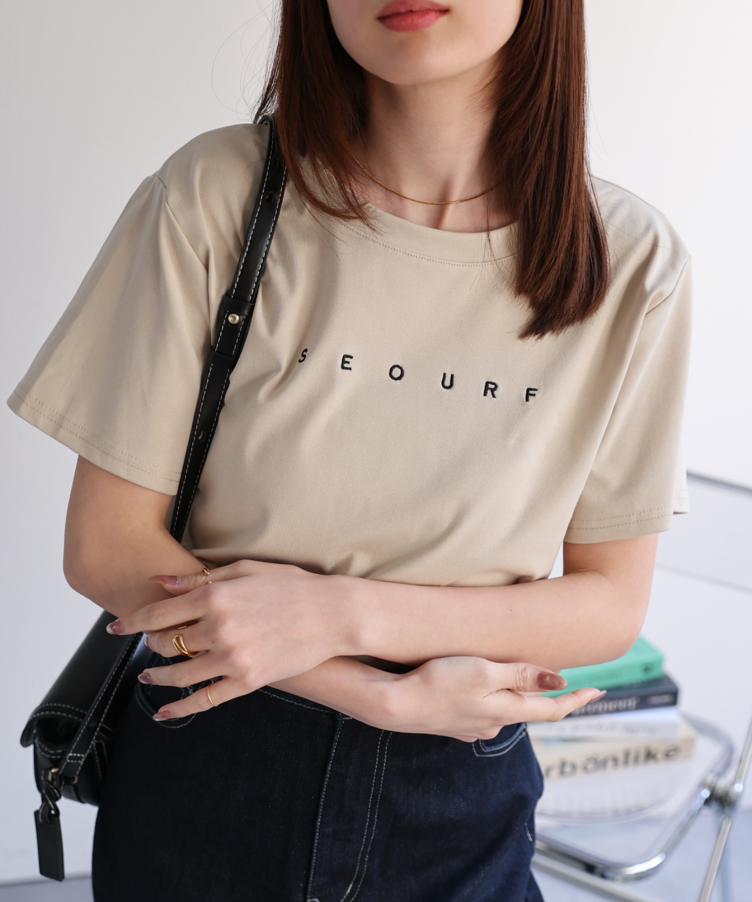 model：162cm 着用サイズ：F