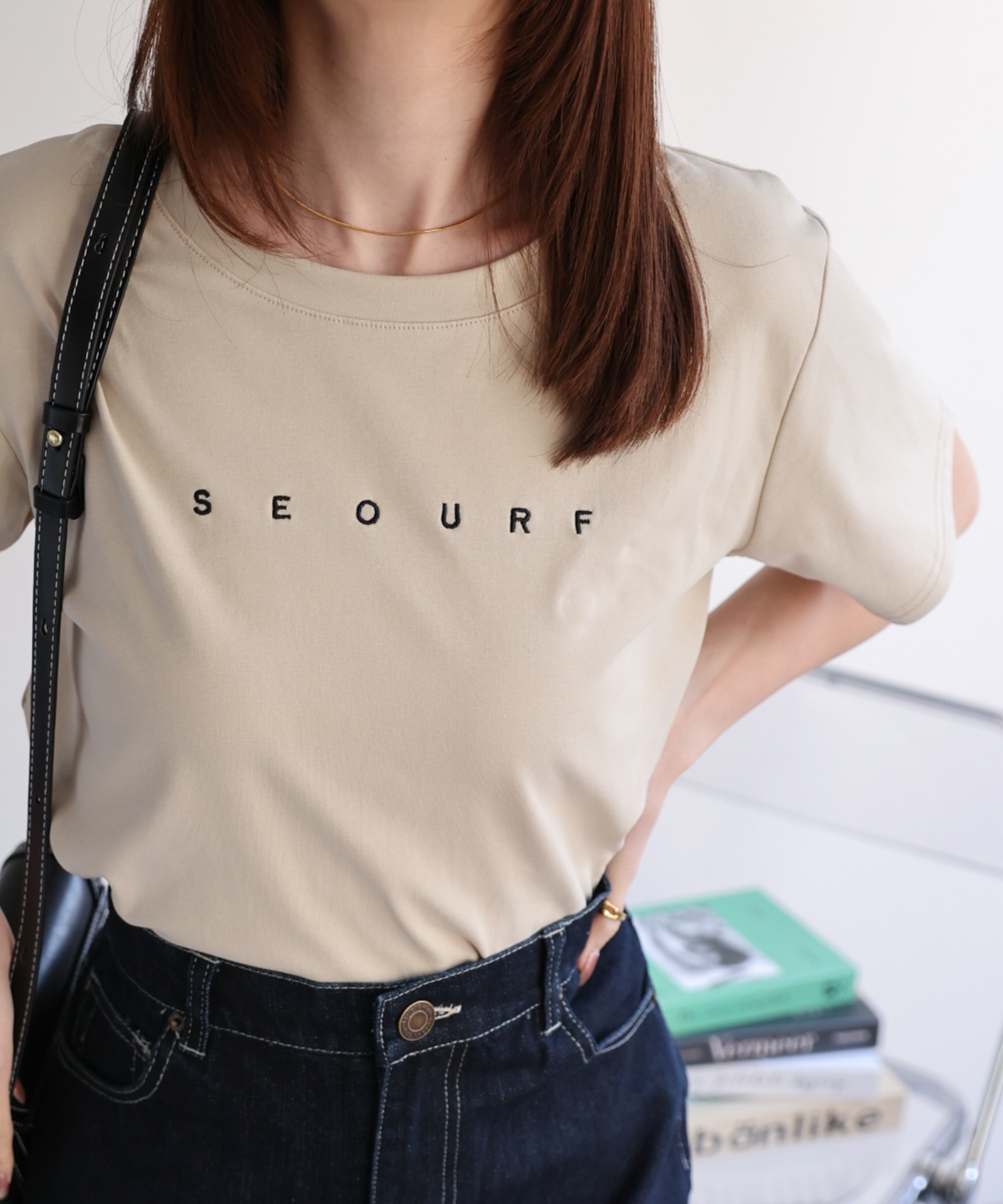 model：162cm 着用サイズ：F