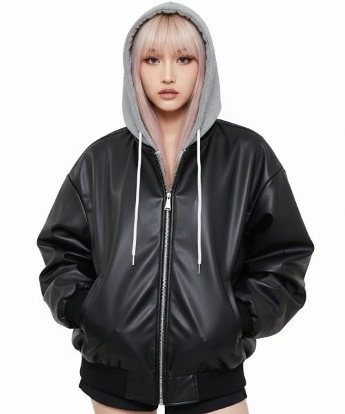 A'GEM/9 × .kom 『.kom/ドットケーオーエム』 フェイクレザー