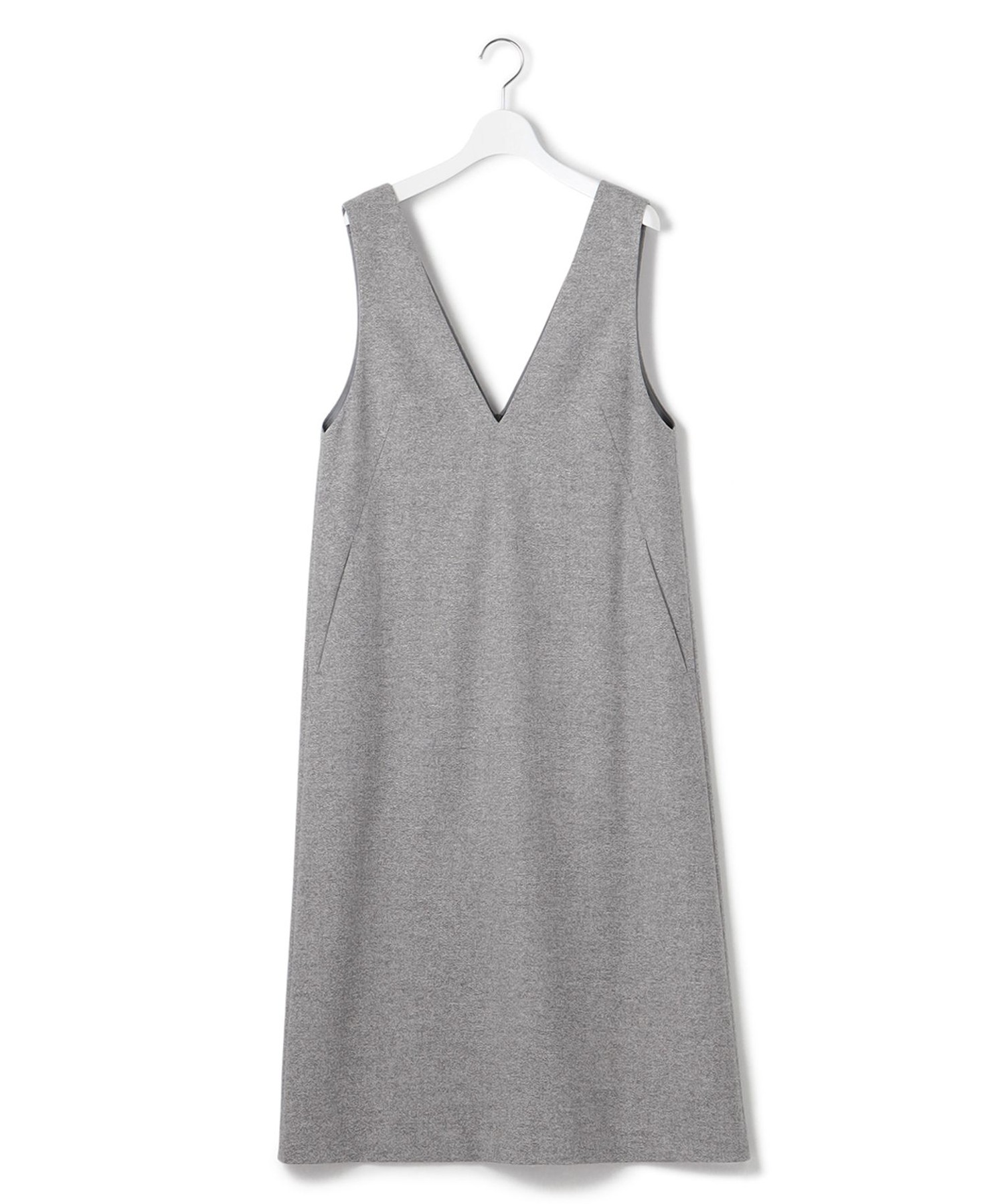 シルクネップツイード ジャンパースカート