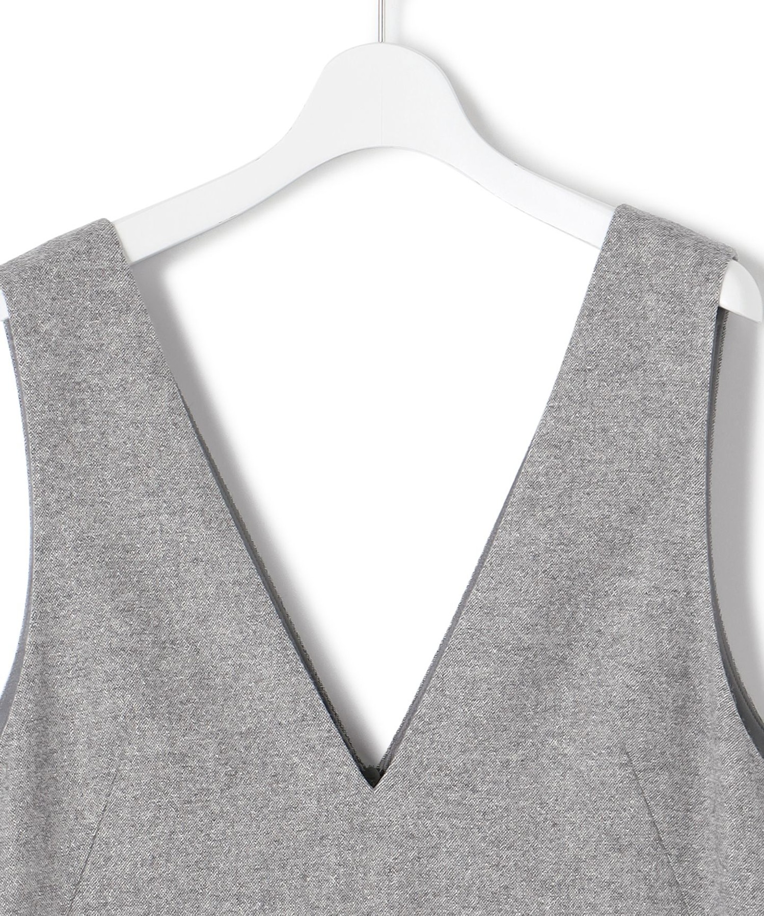 シルクネップツイード ジャンパースカート