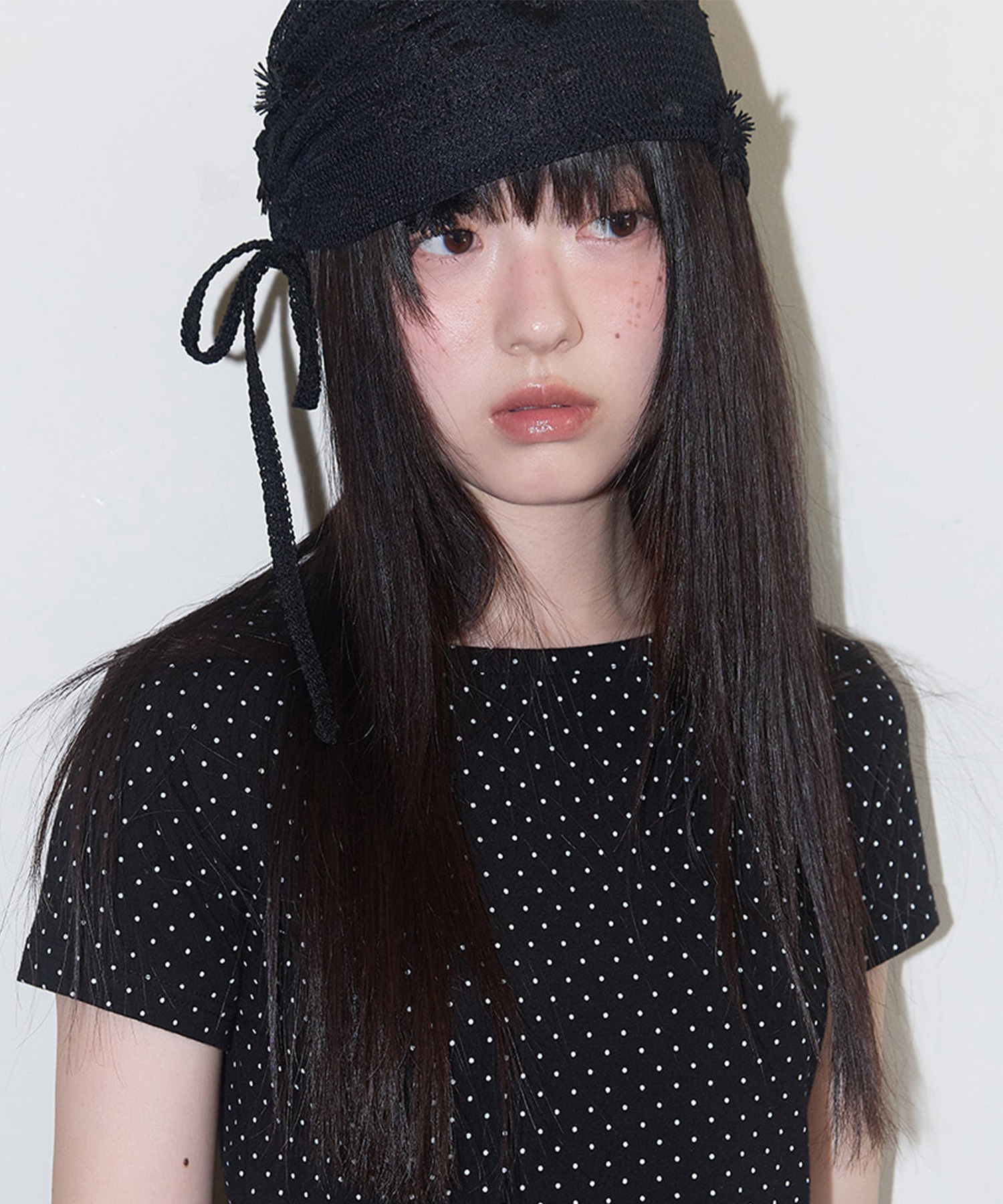 donni charm ドニーチャーム☆レイヤードニットストール フェザー ドニーチャーム Donni Charm ラビットファー付きストール DONNI