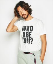 WHO ARE YOU ？ プリント Tシャツ