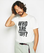 WHO ARE YOU ? プリント Tシャツ