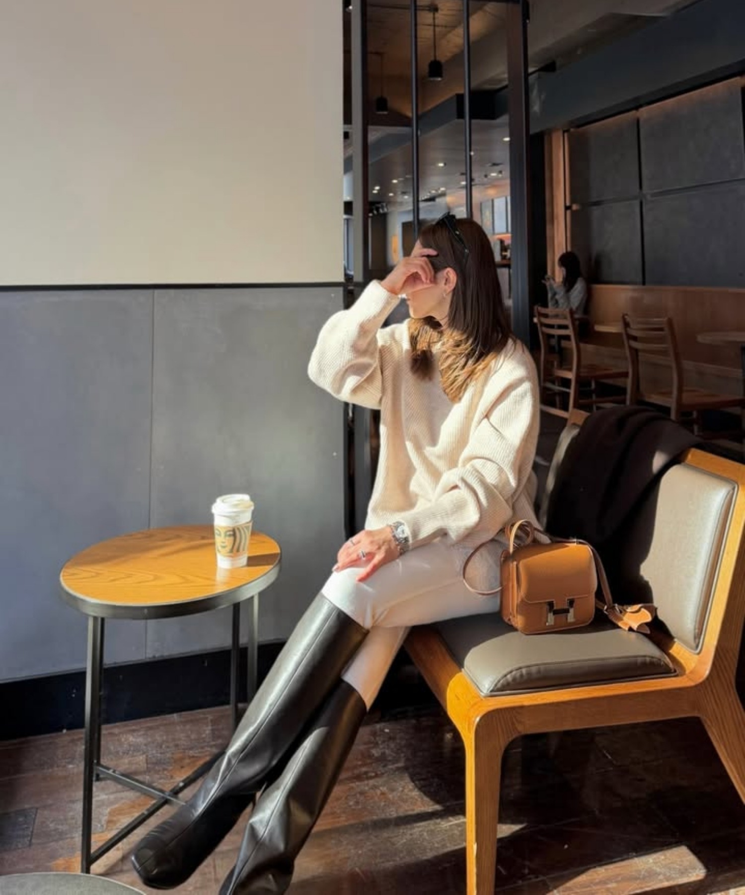 model：H161 着用サイズ：FREE