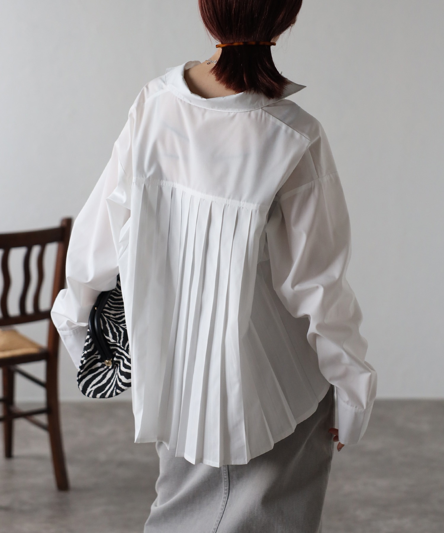 model：H158 着用サイズ：FREE