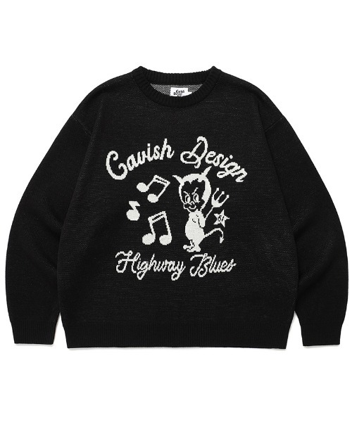 A'GEM/9 × .kom『CAVISH/カビシ』61ROAD KNIT SWEATER/ロードニット