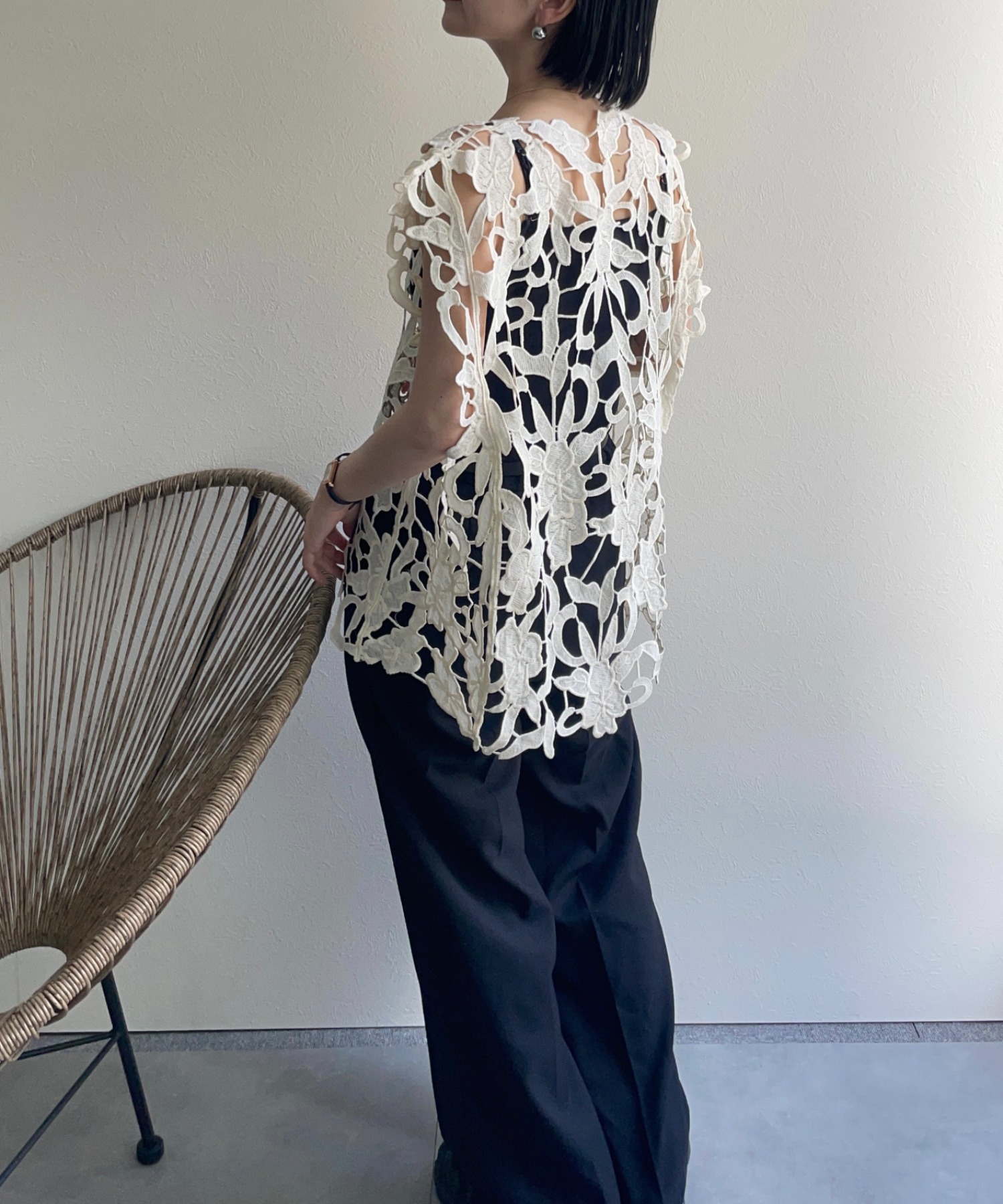 model:162㎝　着用サイズ:FREE