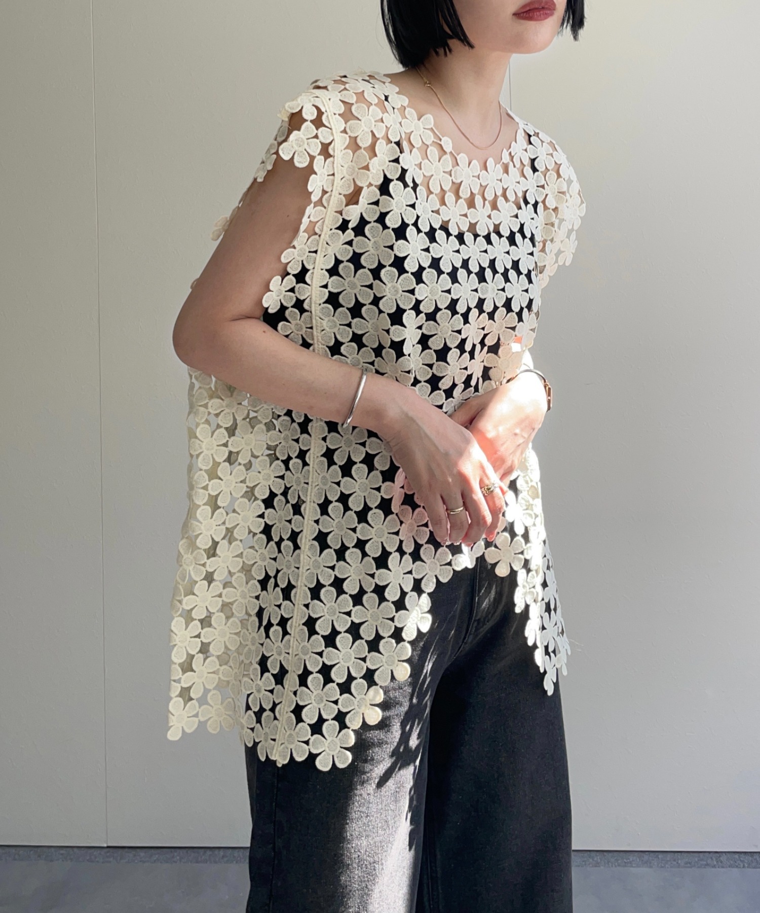 model:162㎝　着用サイズ:FREE