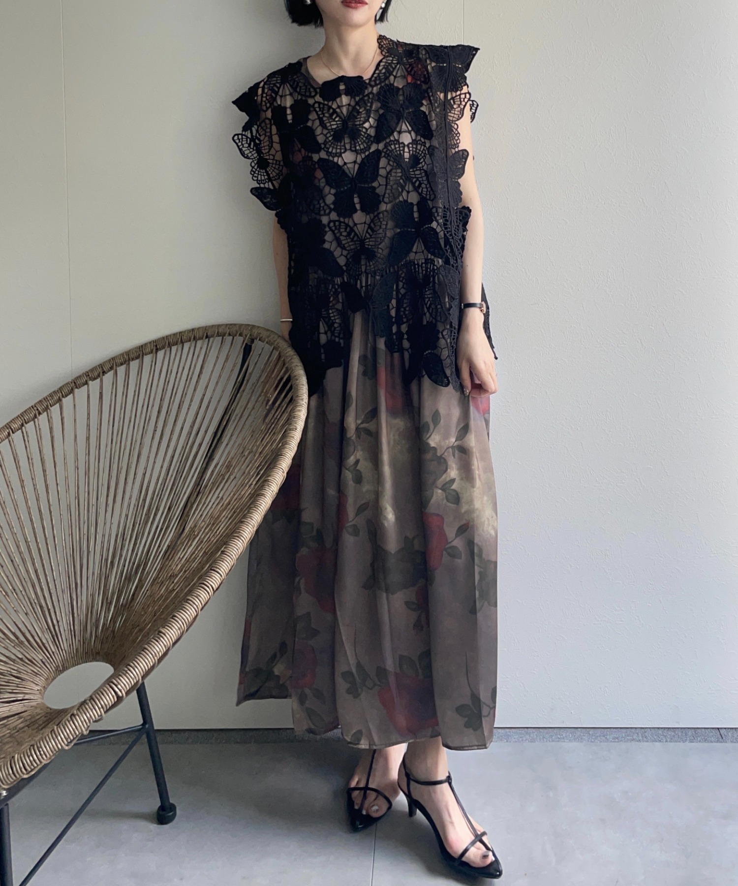 model:162㎝　着用サイズ:FREE