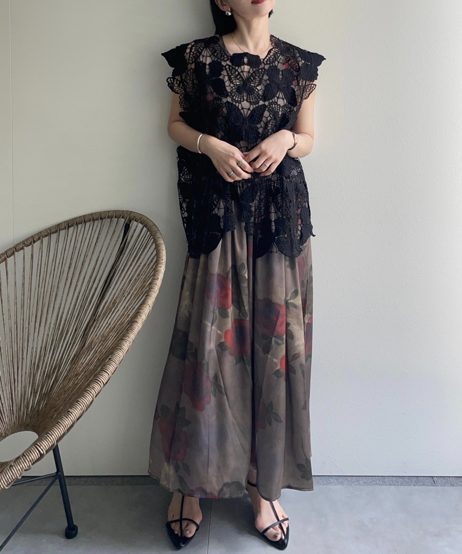 model:162㎝　着用サイズ:FREE