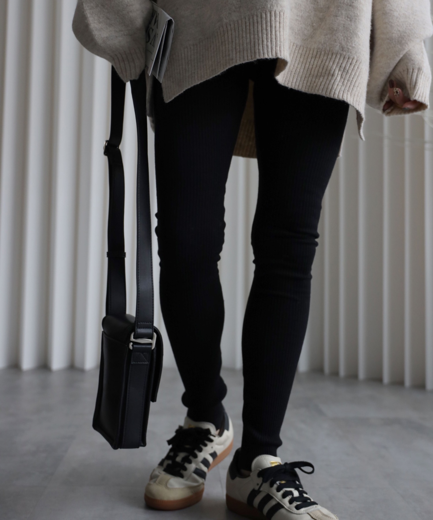 model：155cm. 着用サイズ：FREE