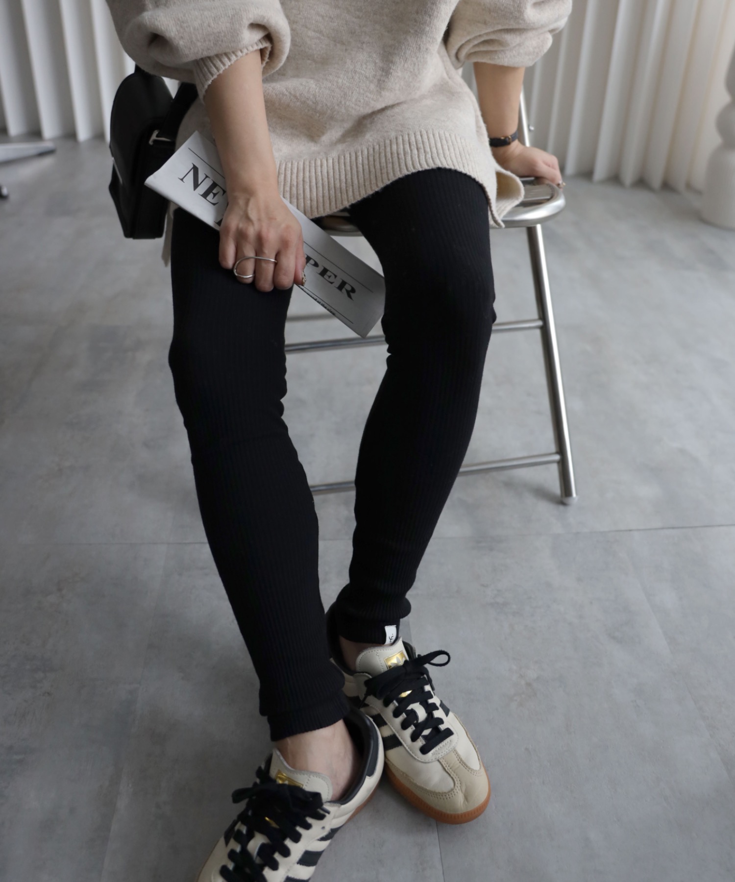model：155cm. 着用サイズ：FREE