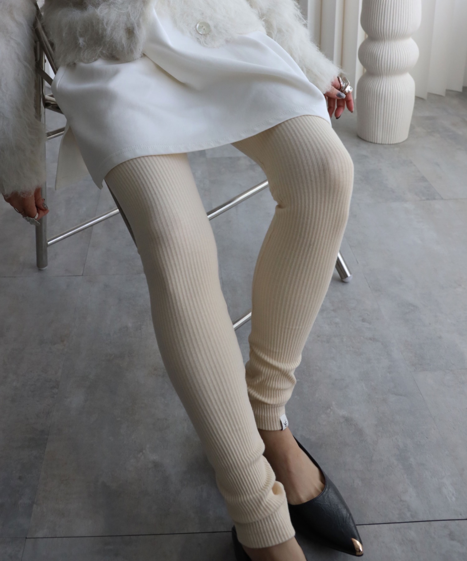 model：155cm. 着用サイズ：FREE