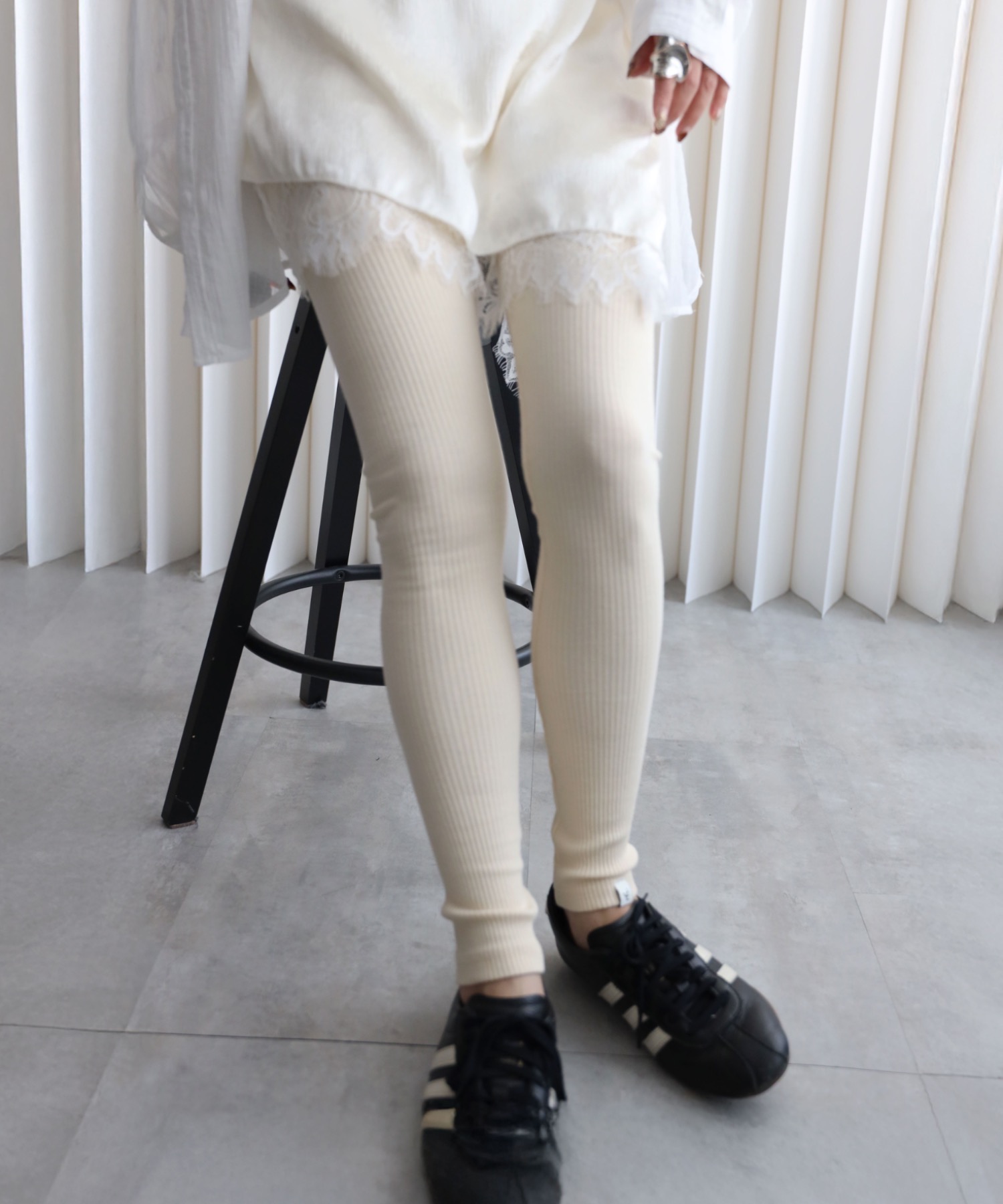 model：155cm. 着用サイズ：FREE